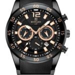 Erkek Kol Saati Quartz Takvimli Siyah Kadran Çelik-Silikon Kordon Siyah 45 mm A141014