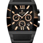 Erkek Kol Saati Quartz Takvimli Siyah Kadran Çelik-Silikon Kordon Siyah 45 mm A141137