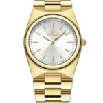 Kadın Kol Saati Quartz Beyaz Kadran Çelik Kordon Altın 30 mm A142831