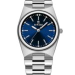 Kadın Kol Saati Quartz Lacivert Kadran Çelik Kordon Gümüş 30 mm A142857