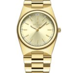 Kadın Kol Saati Quartz Altın Kadran Çelik Kordon Altın 30 mm A142859