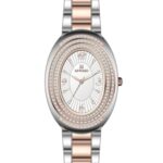 Kadın Kol Saati Quartz Takvimli Beyaz Kadran Çelik Kordon Gümüş-Rose 28 mm A145391