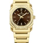 Kadın Kol Saati Quartz Kahverengi Kadran Çelik Kordon Altın 28 mm A145445