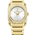 Kadın Kol Saati Quartz Beyaz Kadran Çelik Kordon Altın 28 mm A145446