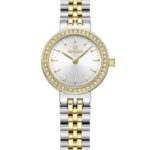 Kadın Kol Saati Quartz Beyaz Kadran Çelik Kordon Gümüş-Altın 24 mm A145728