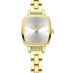 Kadın Kol Saati Quartz Beyaz Kadran Çelik Kordon Altın 28 mm A145786