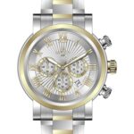 Erkek Kol Saati Quartz Takvimli Gümüş Kadran Çelik Kordon Gümüş-Altın 43 mm A146006