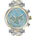 Erkek Kol Saati Quartz Takvimli Mavi Kadran Çelik Kordon Gümüş-Altın 43 mm A146007