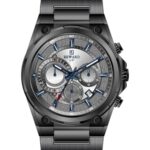 Erkek Kol Saati Quartz Takvimli Füme Kadran Çelik Kordon Füme 46 mm A146025