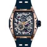 Erkek Kol Saati Otomatik Lacivert Kadran Silikon Kordon Lacivert 50 mm A146047