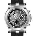 Erkek Kol Saati Quartz Takvimli Siyah-Gümüş Kadran Deri Kordon Siyah 47 mm Hediyelik A146181