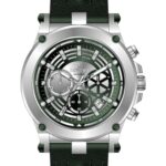 Erkek Kol Saati Quartz Takvimli Yeşil-Gümüş Kadran Deri Kordon Yeşil 47 mm A146183