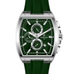 Erkek Kol Saati Quartz Takvimli Yeşil Kadran Silikon Kordon Yeşil 46 mm A146213