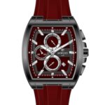 Erkek Kol Saati Quartz Takvimli Kırmızı Kadran Silikon Kordon Kırmızı 46 mm A146215