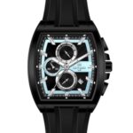 Erkek Kol Saati Quartz Takvimli Mavi-Siyah Kadran Silikon Kordon Siyah 46 mm A146218