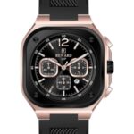 Erkek Kol Saati Quartz Takvimli Siyah Kadran Silikon Kordon Siyah 43 mm A146234