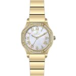 Kadın Kol Saati Quartz Beyaz Kadran Çelik Kordon Altın 30 mm A146243