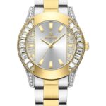 Kadın Kol Saati Quartz Gümüş Kadran Çelik Kordon Gümüş-Altın 33 mm A146276