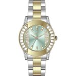 Kadın Kol Saati Quartz Yeşil Kadran Çelik Kordon Gümüş-Altın 33 mm A146277