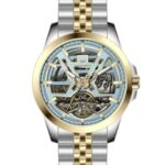 Erkek Kol Saati Otomatik Mavi Kadran Çelik Kordon Gümüş-Altın 45 mm Hediyelik A146307