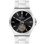 Erkek Kol Saati Otomatik Siyah Kadran Çelik Kordon Gümüş 44 mm A146341