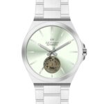 Erkek Kol Saati Otomatik Gri Kadran Çelik Kordon Gümüş 44 mm A146345