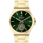 Erkek Kol Saati Otomatik Yeşil Kadran Çelik Kordon Altın 44 mm A146348