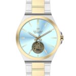 Erkek Kol Saati Otomatik Mavi Kadran Çelik Kordon Gümüş-Altın 44 mm A146350