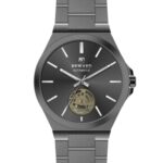 Erkek Kol Saati Otomatik Füme Kadran Çelik Kordon Füme 44 mm Hediyelik A146352