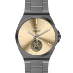 Erkek Kol Saati Otomatik Altın Kadran Çelik Kordon Füme 44 mm A146353