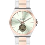 Erkek Kol Saati Otomatik Gri Kadran Çelik Kordon Gümüş-Rose 44 mm A146354