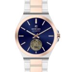 Erkek Kol Saati Otomatik Lacivert Kadran Çelik Kordon Gümüş-Rose 44 mm A146355