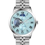 Erkek Kol Saati Otomatik Mavi Kadran Çelik Kordon Gümüş 45 mm A146383
