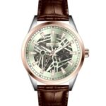 Erkek Kol Saati Otomatik Yeşil Kadran Deri Kordon Kahverengi 45 mm A146412