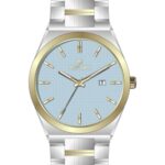 Erkek Kol Saati Quartz Takvimli Mavi Kadran Çelik Kordon Gümüş-Altın 44 mm A146429