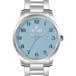 Erkek Kol Saati Quartz Takvimli Mavi Kadran Çelik Kordon Gümüş 44 mm Hediyelik A146442