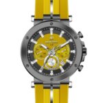 Erkek Kol Saati Quartz Takvimli Sarı Kadran Çelik Kordon Sarı 45 mm A146568