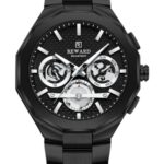 Erkek Kol Saati Quartz Takvimli Siyah Kadran Çelik Kordon Siyah 44 mm A146725