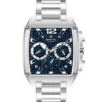 Erkek Kol Saati Quartz Takvimli Lacivert Kadran Çelik Kordon Gümüş 47 mm A146743