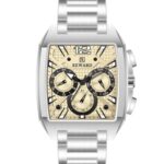 Erkek Kol Saati Quartz Takvimli Krem Kadran Çelik Kordon Gümüş 47 mm A146744