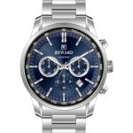 Erkek Kol Saati Quartz Takvimli Lacivert Kadran Çelik Kordon Gümüş 45 mm A146763