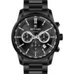 Erkek Kol Saati Quartz Takvimli Siyah Kadran Çelik Kordon Siyah 45 mm A146766