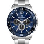 Erkek Kol Saati Quartz Takvimli Lacivert Kadran Çelik Kordon Gümüş 46 mm A146773