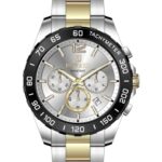 Erkek Kol Saati Quartz Takvimli Beyaz Kadran Çelik Kordon Altın-Gümüş 46 mm Hediyelik A146777