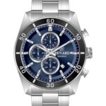 Erkek Kol Saati Quartz Takvimli Lacivert Kadran Çelik Kordon Gümüş 48 mm A146813