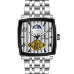 Erkek Kol Saati Otomatik Takvimli Beyaz Kadran Çelik Kordon Gümüş 45 mm A146851