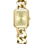 Kadın Kol Saati Quartz Altın Kadran Çelik Kordon Altın 20 mm A146925