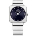 Kadın Kol Saati Quartz Lacivert Kadran Çelik Kordon Gümüş 27 mm A146933