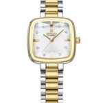 Kadın Kol Saati Quartz Beyaz Kadran Çelik Kordon Altın-Gümüş 27 mm A146947