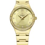 Kadın Kol Saati Quartz Altın Kadran Çelik Kordon Altın 27 mm A146965